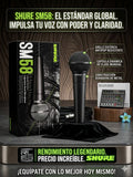 MICROFONO SHURE PROFESIONAL SM58