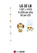Tiras Led para LG 32 pulgadas